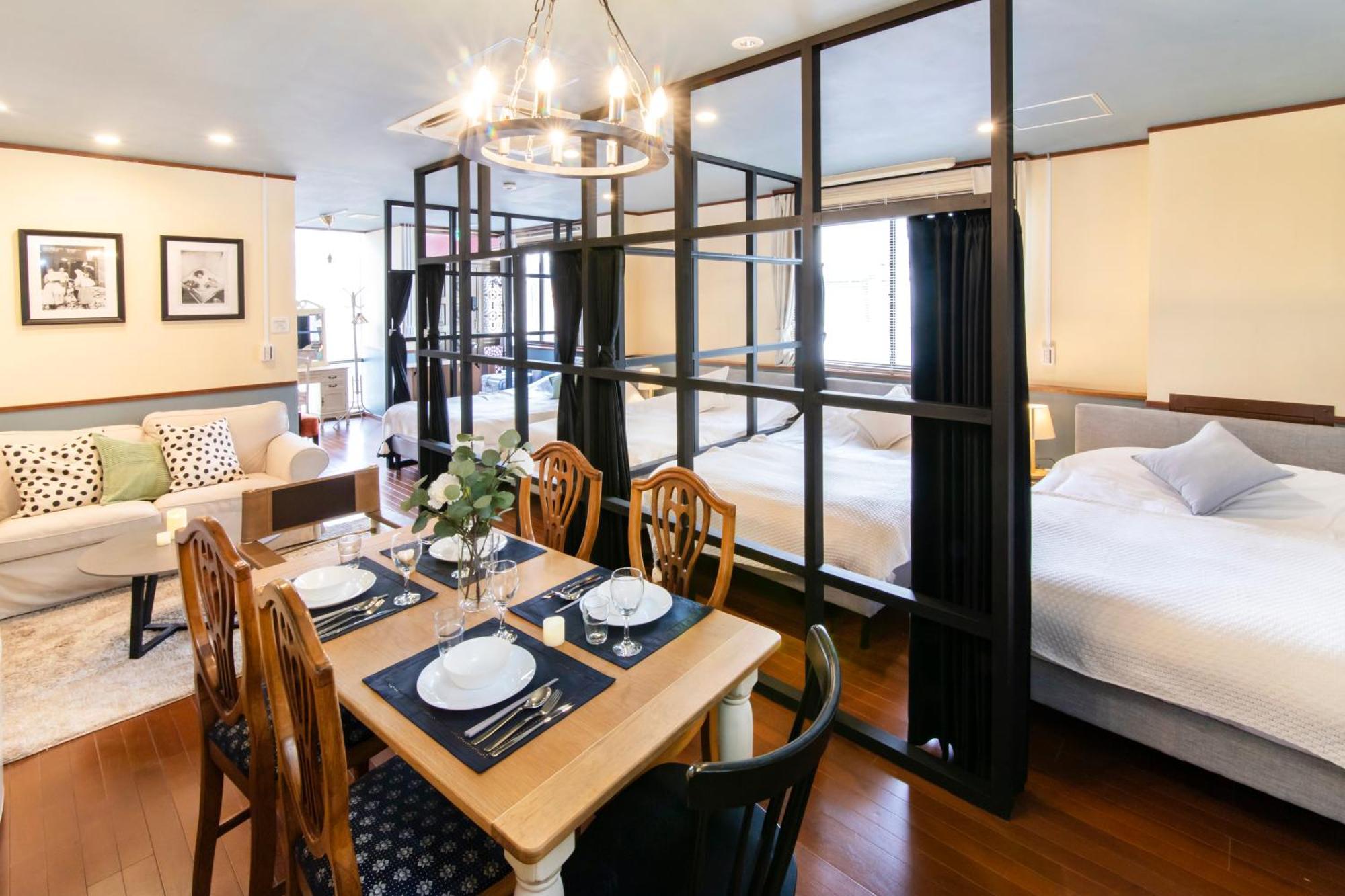 【5/24New Open】浅草徒歩3分/Max9名/無料駐車場/渋谷直通 Apartment Tokyo Exterior photo